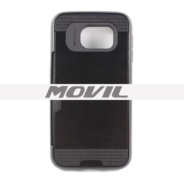 NP-2396 2 en 1 tpu    pc funda  para Samsung Galaxy S6-11